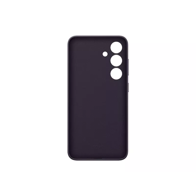 Samsung-Hülle Vegan Leather Case Violett für Galaxy S24, Kunstleder, für 6,2-Zoll-Bildschirm
