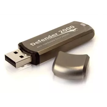 iStorage Kanguru Defender 2000 FIPS 140-2 zertifiziert, 16 GB USB-Flash-Laufwerk USB Typ-A 2.0 Braun