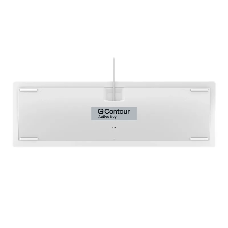 Contour Design Contour Active Key QuickClean Medizinische Tastatur IP68 Full-Size Kabelgebunden Weiß PN C8112