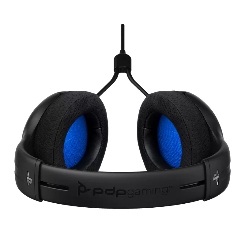 PDP LVL50 Wired Headset PS4 weiß - 50-mm-Treiber, kabelgebunden, Kabelgebunden, Gaming, Headset, Schwarz