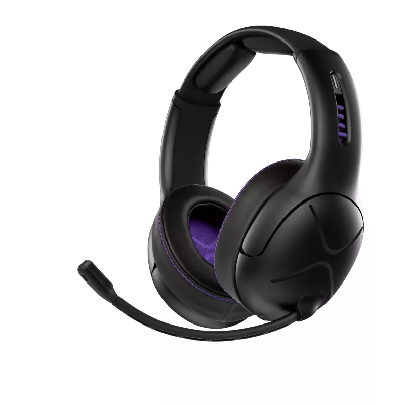 Headset VICTRIX Gambit Wireless — kabelgebunden & kabellos, 20–20000 Hz, 2 m Kabel, 301 g, schwarz/lila