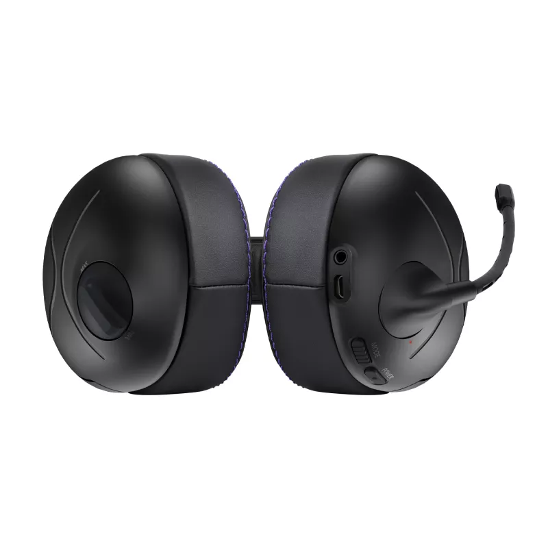 Headset VICTRIX Gambit Wireless — kabelgebunden & kabellos, 20–20000 Hz, 2 m Kabel, 301 g, schwarz/lila