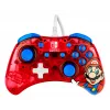 PDP Rock Candy: Mario Punch Rot, Transluzentes USB-Gamepad Analog/Digital Nintendo Switch, Nintendo Switch Lite, Nintendo Switch OLED