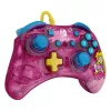 PDP Rock Candy: Bubblegum Peach Pink, durchscheinendes USB-Gamepad Analog / Digital Nintendo Switch, Nintendo Switch Lite, Nintendo Switch OLED