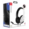 PDP LVL40 Headset Kabelgebundenes Headset Head-Band Gaming Schwarz, Weiß
