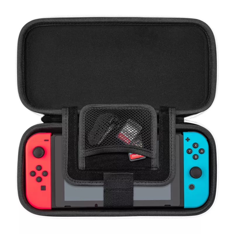 PDP schlank Deluxe: Schwarz & Weiß Hardshell-Hülle Nintendo Schwarz, Weiß