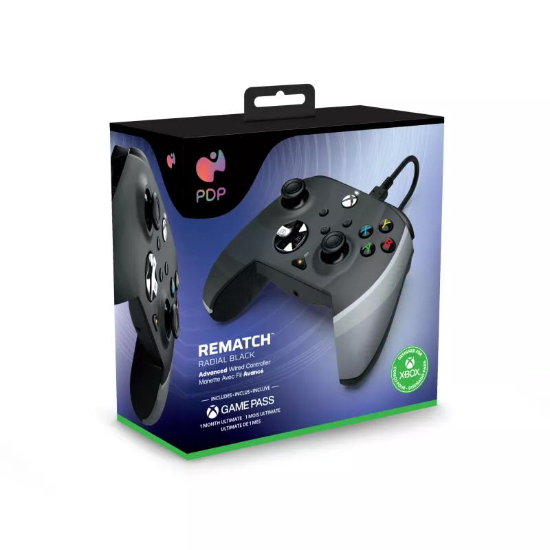 PDP Rematch Schwarz, White USB Gamepad Analog PC, Xbox One, Xbox Series S, Xbox Series X