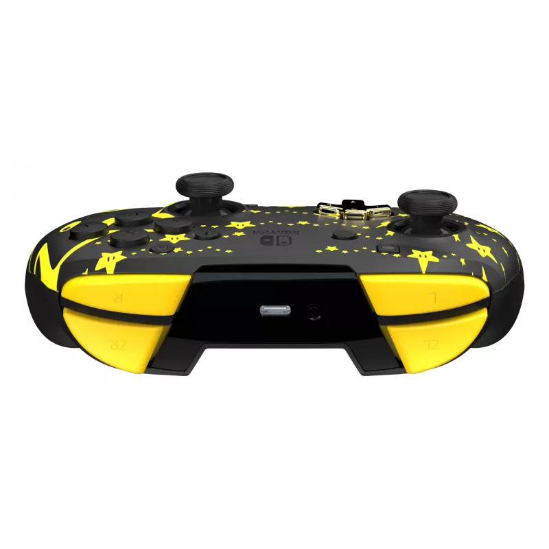 PDP REMATCH GLOW Schwarz, Gelb Gamepad Analog / Digital Nintendo Switch, Nintendo Switch OLED