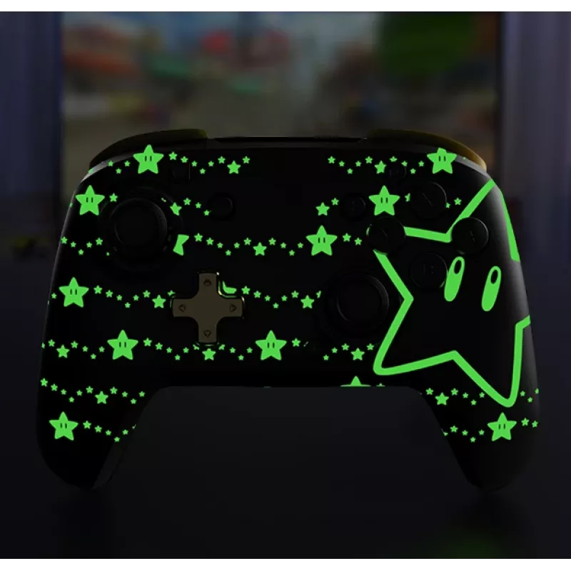 PDP REMATCH GLOW Schwarz, Gelb Gamepad Analog / Digital Nintendo Switch, Nintendo Switch OLED