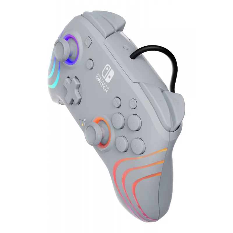 PDP Afterglow Wave Grau USB Gamepad Analog / Digital Nintendo Switch, Nintendo Switch OLED