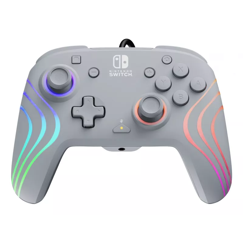 PDP Afterglow Wave Grau USB Gamepad Analog / Digital Nintendo Switch, Nintendo Switch OLED