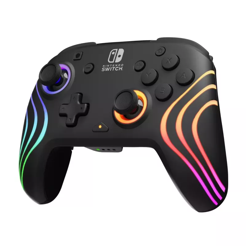 PDP Afterglow Wave Schwarz USB Gamepad Analog / Digital Nintendo Switch, Nintendo Switch Lite, Nintendo Switch OLED