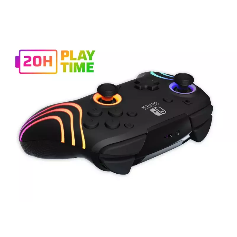 PDP Afterglow Wave Schwarz USB Gamepad Analog / Digital Nintendo Switch, Nintendo Switch Lite, Nintendo Switch OLED