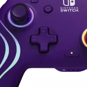 Wireless Steuergerät PDP Afterglow Wave 500-252-PR – Lila, kabelloses Gamepad für Konsole/PC