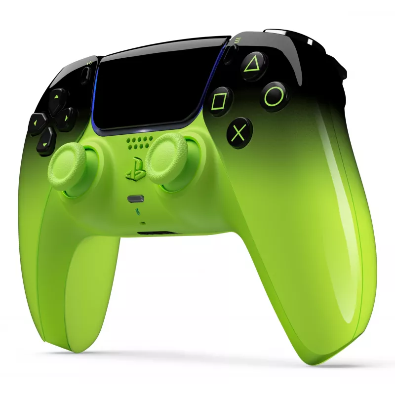Gamepad Sony DualSense Grün — Bluetooth/USB, USB-C, integrierter Li‑Ion-Akku, PS5/PC/Mac/Android/iOS