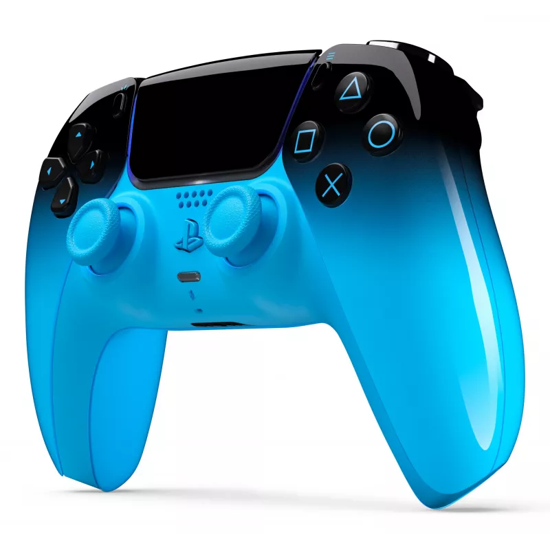 Gamepad Sony DualSense Blau — Bluetooth/USB, USB-C, Kabellos & Kabelgebunden, Integrierter Li‑Ion-Akku, Android/MAC/PC/PS5/iOS