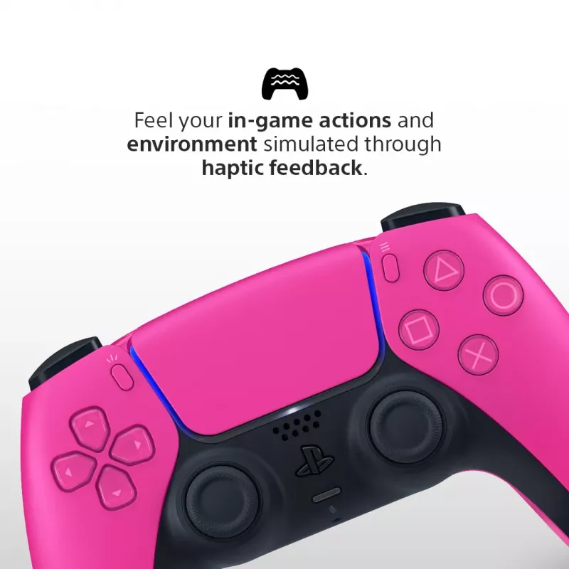 Gamepad Sony DualSense v3 für PlayStation 5 — Pink, Bluetooth & USB Type-C, integrierter Akku