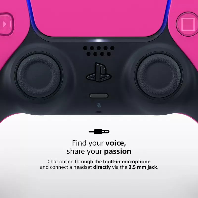 Gamepad Sony DualSense v3 für PlayStation 5 — Pink, Bluetooth & USB Type-C, integrierter Akku