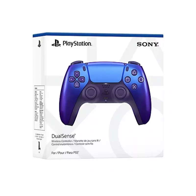 Gamepad Sony DualSense Wireless Steuergerät Chroma Indigo — Bluetooth & USB Type-C, PS5, integrierter Li‑Ion-Akku
