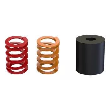 Pedal-Zubehörset MOZA SR-P – 3-teiliges Set, kompatibel mit MOZA-Pedalen, Farben: Schwarz/Orange/Rot