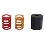 Pedal-Zubehörset MOZA SR-P – 3-teiliges Set, kompatibel mit MOZA-Pedalen, Farben: Schwarz/Orange/Rot