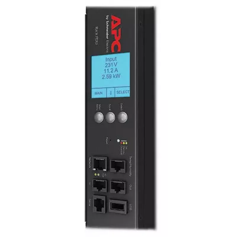 APC Rack PDU 2G, Metered by Outlet mit Schaltung, ZeroU, 32A, 230V, (21) C13 & (3) C19
