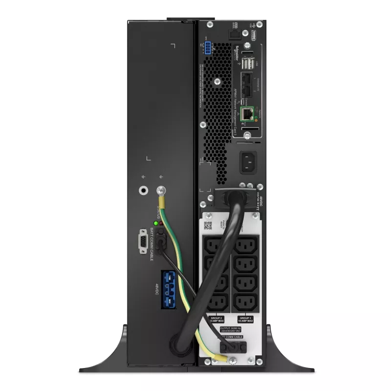 APC Smart-UPS On-Line, 1500VA, Lithium-Ionen, Rackmount 4U, 230V, 8x C13 IEC-Ausgänge, Netzwerkkarte, verlängerte lange Laufzeit, Schienenkit enthalten