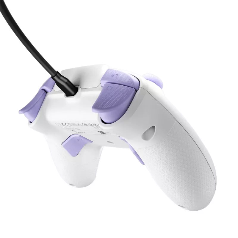 Turtle Beach REACT-R Lila, Weiß USB Gamepad PC, Xbox One, Xbox One S, Xbox One X, Xbox Series S, Xbox Series X