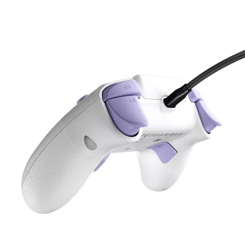 Turtle Beach REACT-R Lila, Weiß USB Gamepad PC, Xbox One, Xbox One S, Xbox One X, Xbox Series S, Xbox Series X