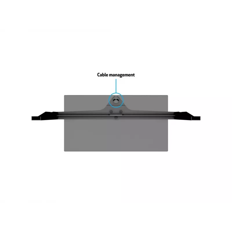 Tischstandfuß Multibrackets M VESA Turn Schwarz Groß MAX 600x400