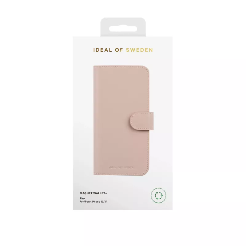 iDeal of Sweden Magnet Wallet+ iPhone 13 / 14 / 16e Pink, Flip-Case, Apple, iPhone 13/14/16E, 15,4 cm (6,06″), Pink