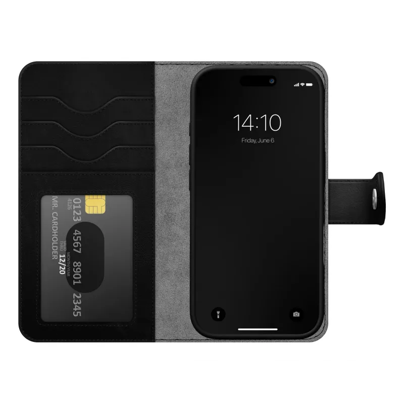 iDeal of Sweden Magnet Wallet+ MagSafe iPhone 17 Pro Schwarz