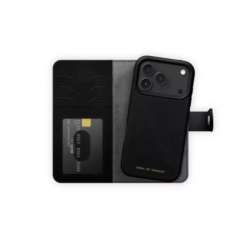 iDeal of Sweden Magnet Wallet+ MagSafe iPhone 17 Pro Schwarz