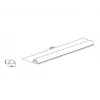 Multibrackets M Universal Kabel Abdeckung Schwarz 18 mm Breite 1600 mm Länge