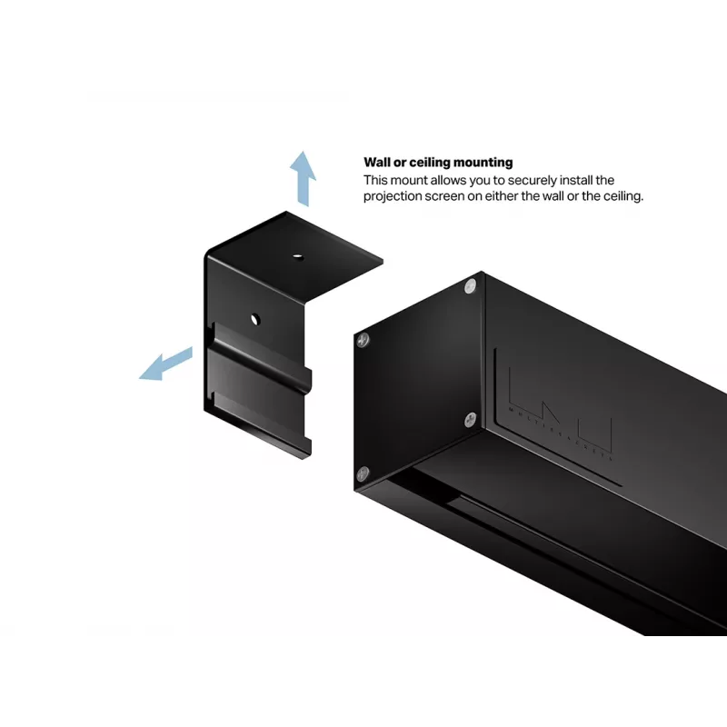 Multibrackets M 16:9 Motorisierte Projektionsleinwand 240x135, 108 Zoll Schwarz Edition