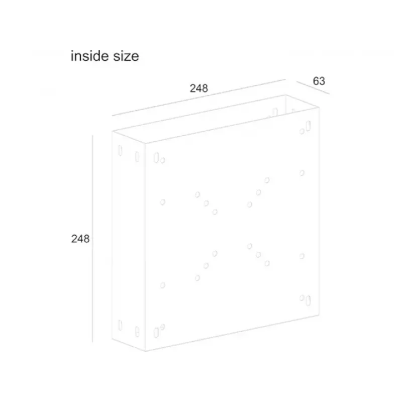Monitor-Standhalterung für CPU-Halter Multibrackets M PC Media Box/Digital Signage Box I