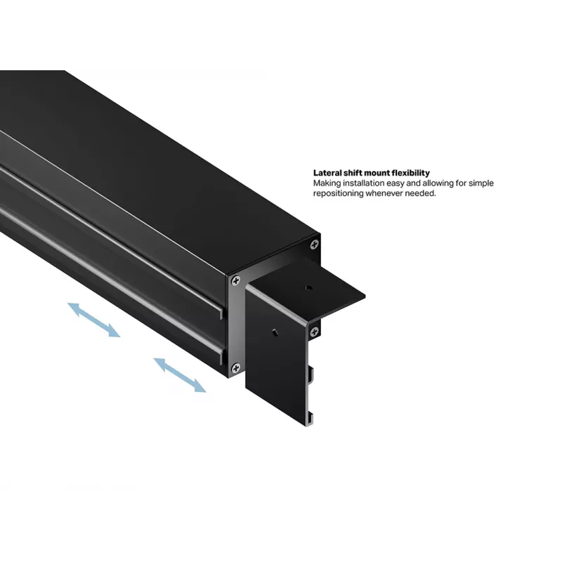 Motorisierte Projektionsleinwand MULTIBRACKETS M 16:10 135 Zoll — matte weiße Oberfläche, sichtbare Breite 2,91 m, motorisierter Antrieb