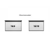 Motorisierte Projektionsleinwand MULTIBRACKETS M 16:10 135 Zoll — matte weiße Oberfläche, sichtbare Breite 2,91 m, motorisierter Antrieb