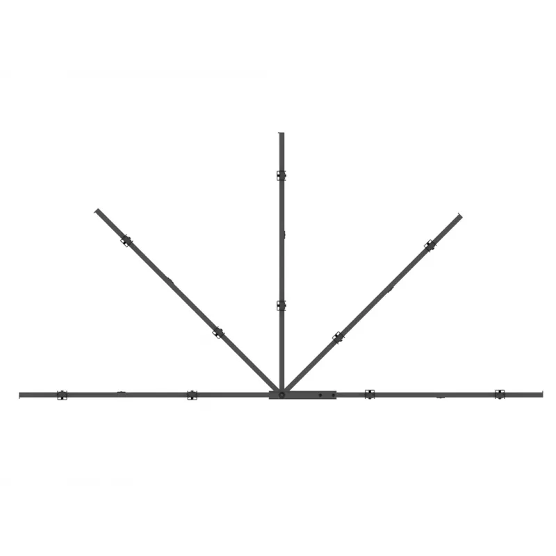 Schwenkarmhalterung MULTIBRACKETS M Universal 180° – für 26-Zoll- bis 47-Zoll-Bildschirme, VESA bis 400x400, max. 25 kg, schwarz
