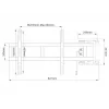Schwenkarmhalterung MULTIBRACKETS M Universal 180° – für 26-Zoll- bis 47-Zoll-Bildschirme, VESA bis 400x400, max. 25 kg, schwarz