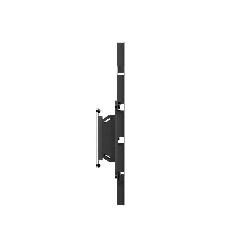 Einzelbildschirm Public Display Stand MULTIBRACKETS M – Schwarz, unterstützt bis zu 60 kg, VESA 200x200–800x400