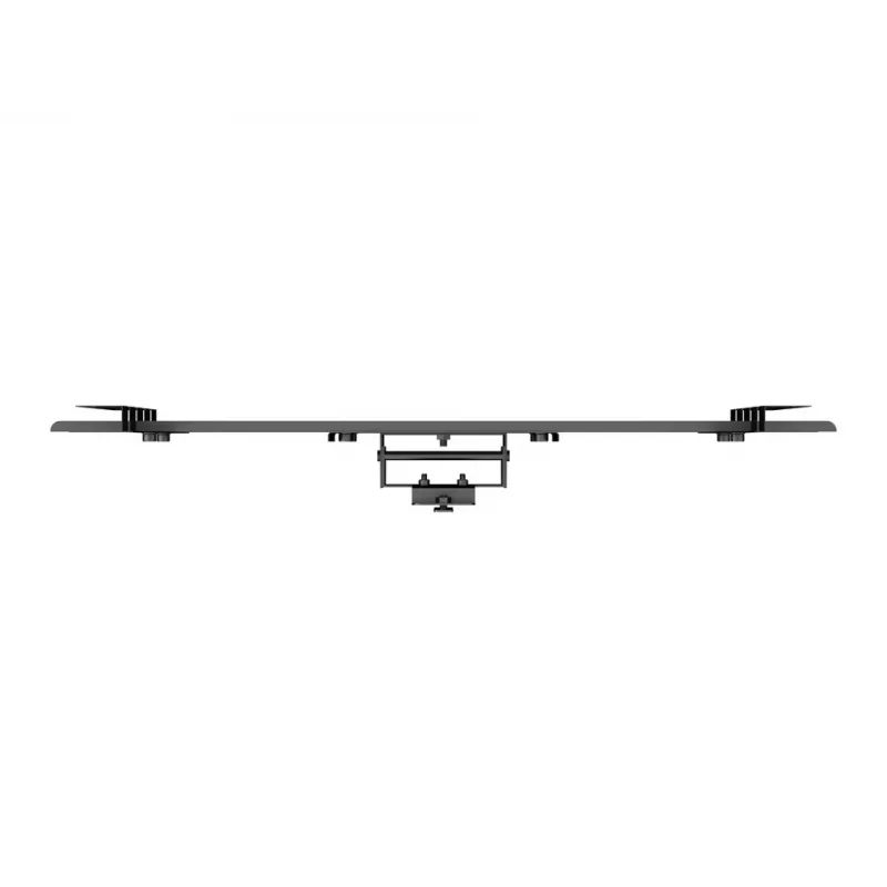 Einzelbildschirm Public Display Stand MULTIBRACKETS M – Schwarz, unterstützt bis zu 60 kg, VESA 200x200–800x400