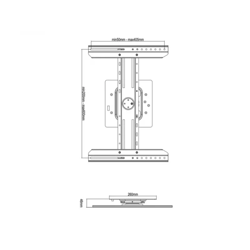 Multibrackets M Universal Digital Signage Wallmount Schwarz