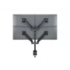 Multibrackets M VESA Gas Lift Arm Quad Schwarz 40 kg 15-32 Zoll