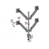 Multibrackets M VESA Gas Lift Arm Quad Schwarz 40 kg 15-32 Zoll