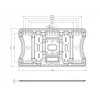 Halterung Multibrackets M VESA Super schlank Tilt & Turn Plus HD
