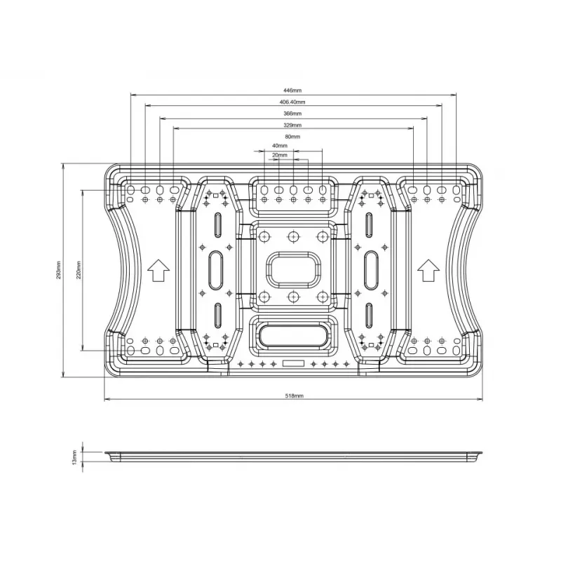Halterung Multibrackets M VESA Super schlank Tilt & Turn Plus HD