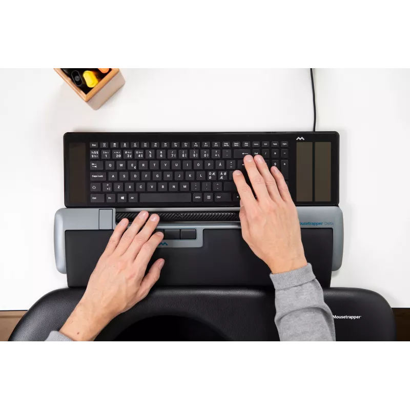 Mousetrapper Delta Maus Grau Extended USB-A