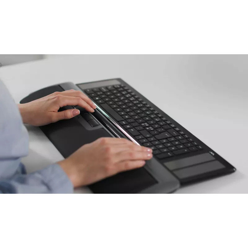 Mousetrapper Delta Maus Grau Extended USB-A