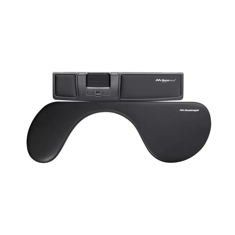 Armlehne Mousetrapper Armrest Asymmetric — Kunstleder, Schwarz, 680×205×20 mm